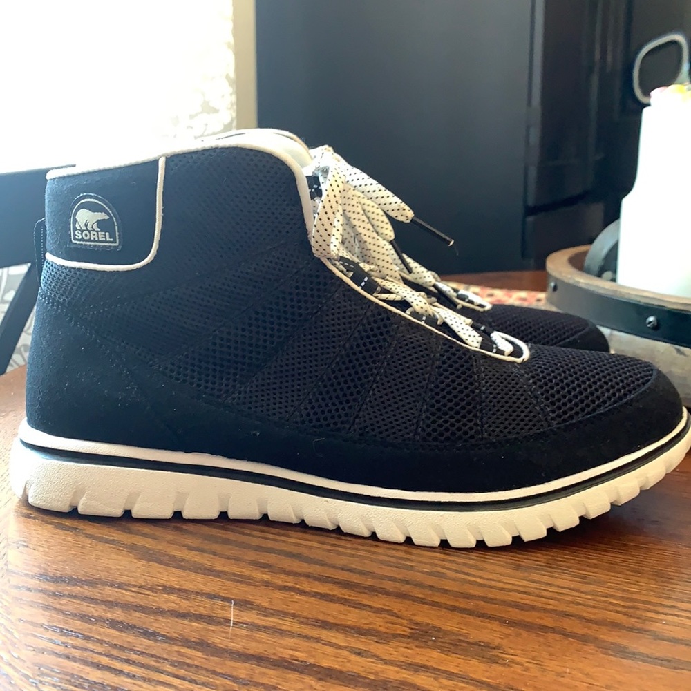 Womens Sorel Tivoli Go High Black sneaker size 12